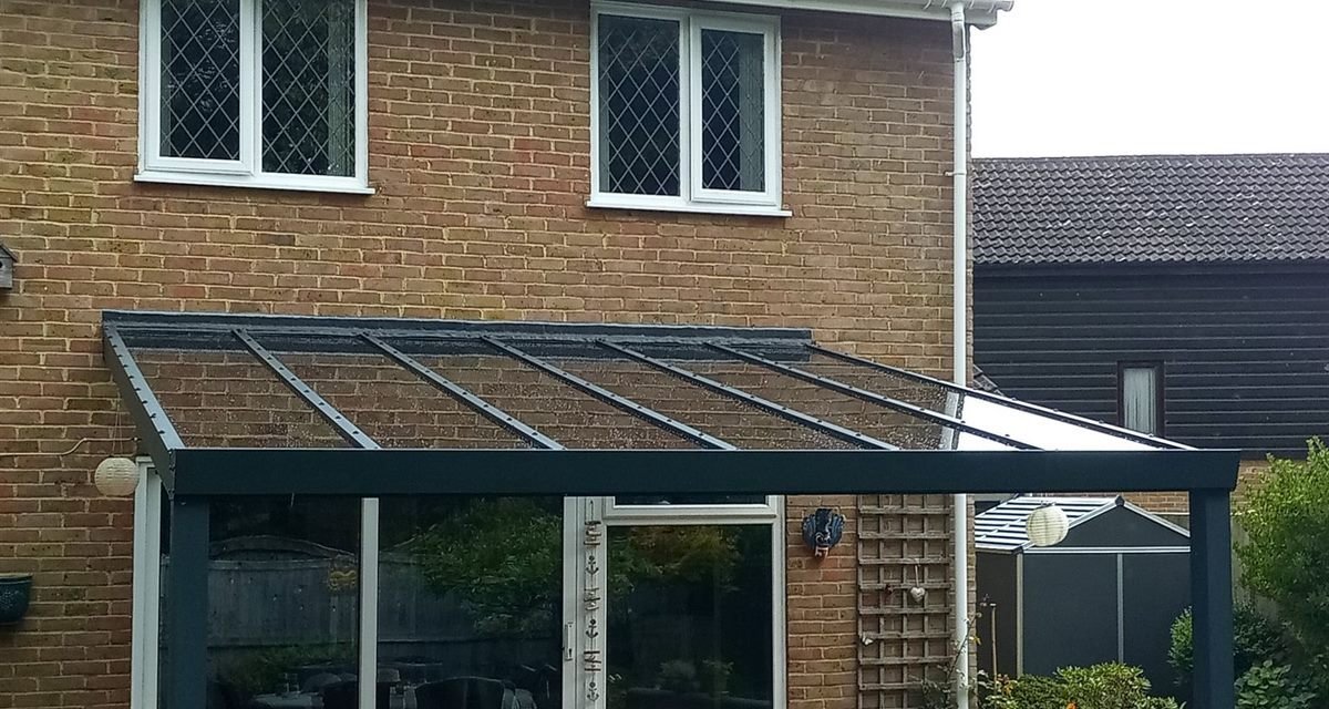 Cleaned conservatory roof/glass